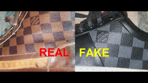 real vs fake louis vuitton shoes|authentic louis vuitton label.